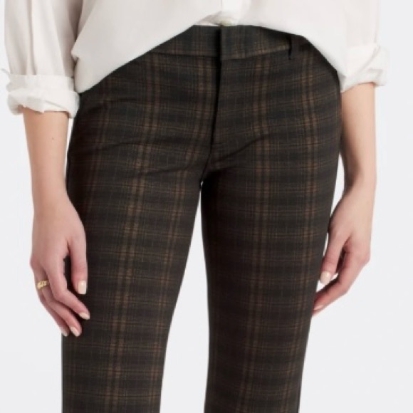 Kut From The Kloth Windowpane Plaid Diana Skinny Ankle Pants - Picture 2 of 15
